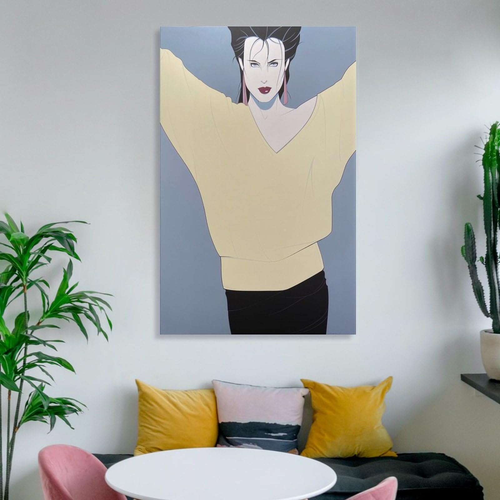 Amazon.com: Yellow Sweater Painting by Patrick Wall Art Nagel